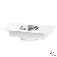 Sesalec za nohte - vgradni - bel AS1365