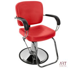 Frizerski stol - AS 9171a - rdeč