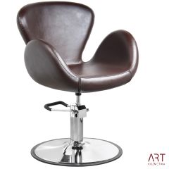 Frizerski stol - AS 2400a - rjava