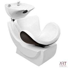 Frizerski umivalnik - AS 0433a - bel črn