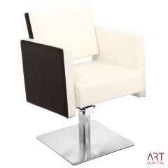 Frizerski stol - AS 1432a - bež črn