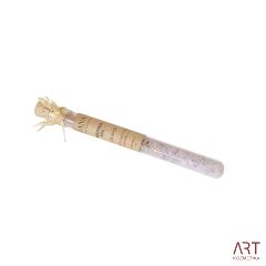 Dišeča kopalna sol v epruveti - sivka