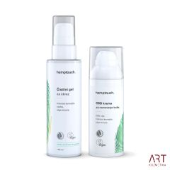Negovalni duo za ravnovesje kože | Hemptouch|