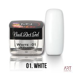 VT - Mystic Nails Nail Art gel 01 White 4g
