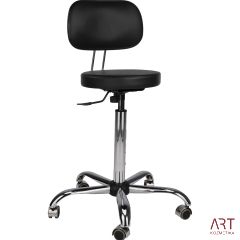 Delovni stol z naslonjalom HO-3 - črn