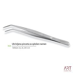 928 - Ukrivljena pinceta za splošen namen 15cm
