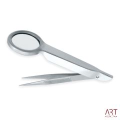 Pinceta s povečevalnim steklom - pinceta za drobce 971