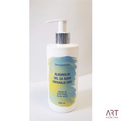 Alkoholni gel z aloe vero za suho umivanje rok 300 ml