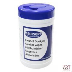 MEDISEPT alkoholni robčki v podajalniku 100/1