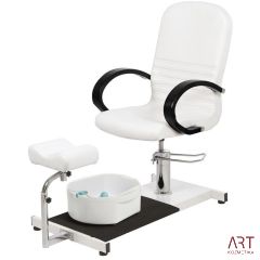Stol za pedikuro s podlogo za noge in banjico za namakanje nog pred pedikuro WK-S004 | Astra