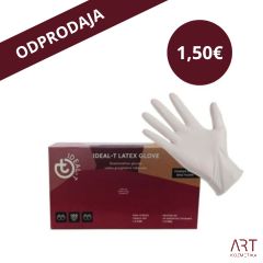 Rokavice lateks IDEAL, 100/1 brez pudra XL