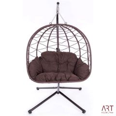 Viseči vrtni gugalnik jajček | veliki | za dve osebi