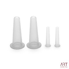 Komplet 4 silikonskih ventuz | za obraz