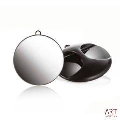 Ogledalo za stranko - okroglo | črno | 29 cm