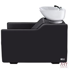 Frizerski umivalnik za lase Oxford črn | Ceriotti