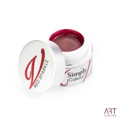 VT - SIMPLY Colour Gel Red Sparkle 5ml