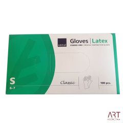 Rokavice lateks ABENA, brez pudra S 1/100 - 1kos