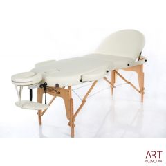 Prenosna masažna miza VIP OVAL 3 Cream