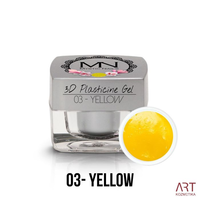 VT - Mystic Nails 3D Plasticine Gel 03 Yellow - 3,5g