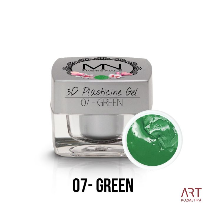 VT - Mystic Nails 3D Plasticine Gel 07 Green - 3,5g