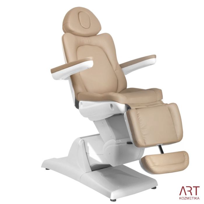 Kozmetična miza - pedikerski stol 870 | 3 x motor | kapučino rjava AS9079