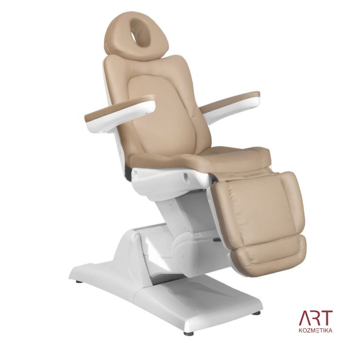 Kozmetična miza - pedikerski stol 870 | 3 x motor | kapučino rjava AS9079