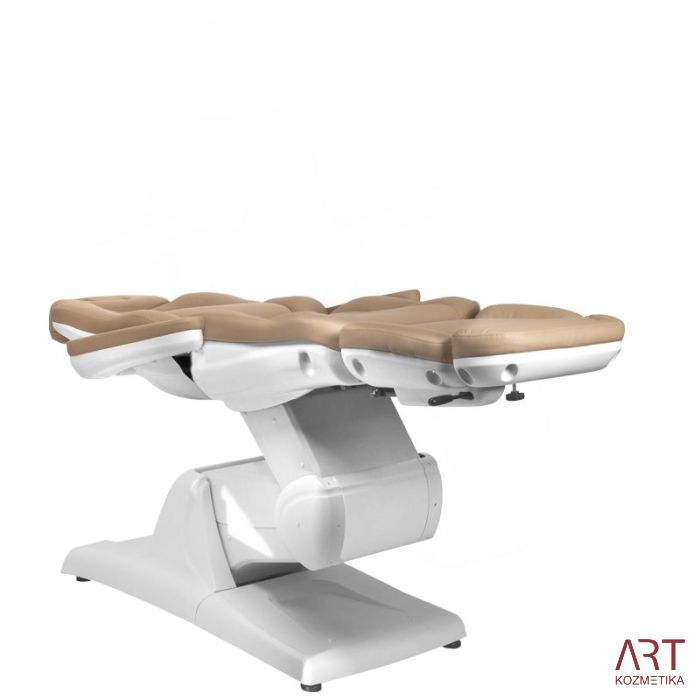 Kozmetična miza - pedikerski stol 870 | 3 x motor | kapučino rjava AS9079