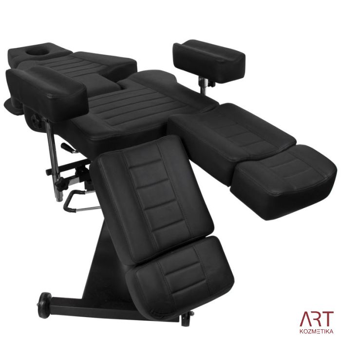 Profesionalni stol za tetoviranje AS 9187 - črn