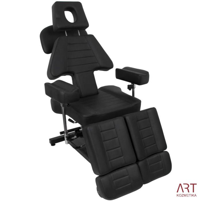 Profesionalni stol za tetoviranje AS 9187 - črn