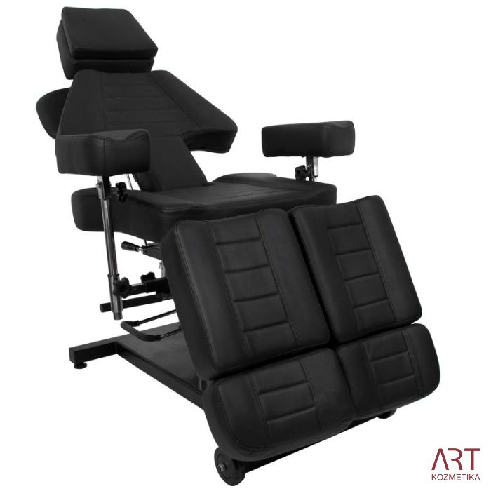 Profesionalni stol za tetoviranje AS 9187 - črn