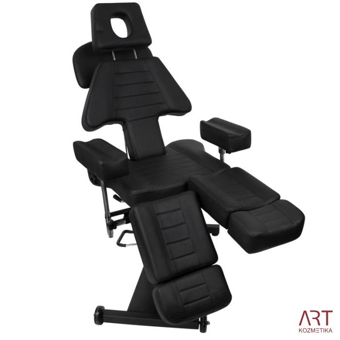 Profesionalni stol za tetoviranje AS 9187 - črn