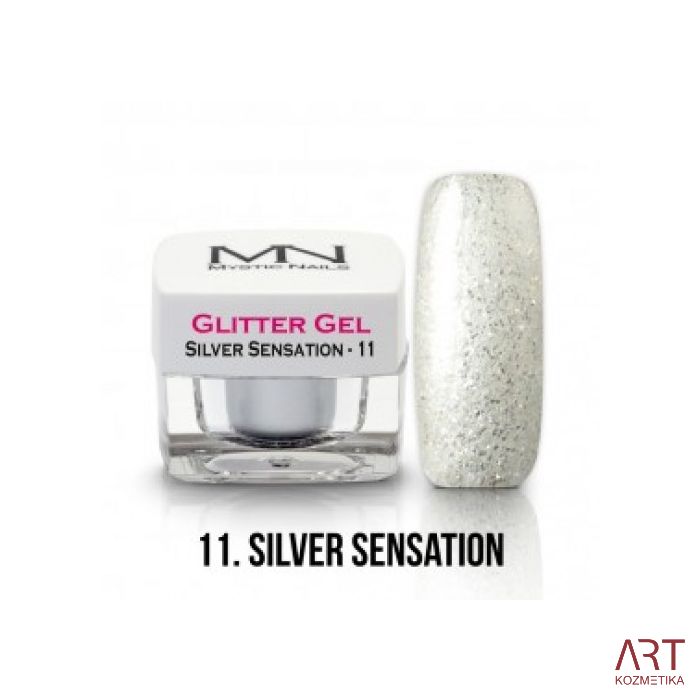 VT - MN Glitter gel 11 Silver sensation 4g