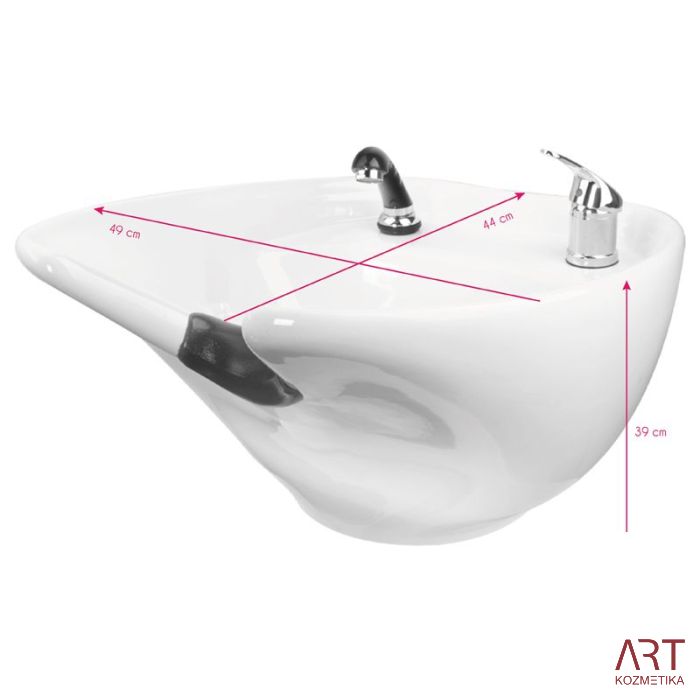 Frizerski umivalnik - Ber8183 - črn AS5403