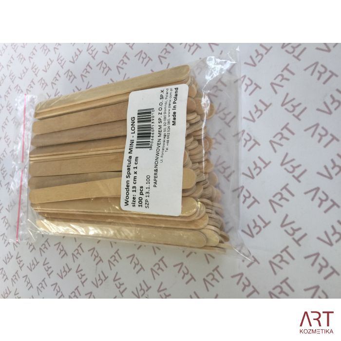 Lesene spatule - palčke 13 cm x 1 cm | 100 kosov |