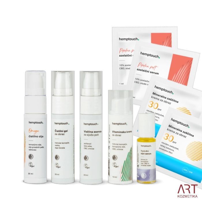 Raziskovalni set Nega za ravnovesje kože | HempTouch |