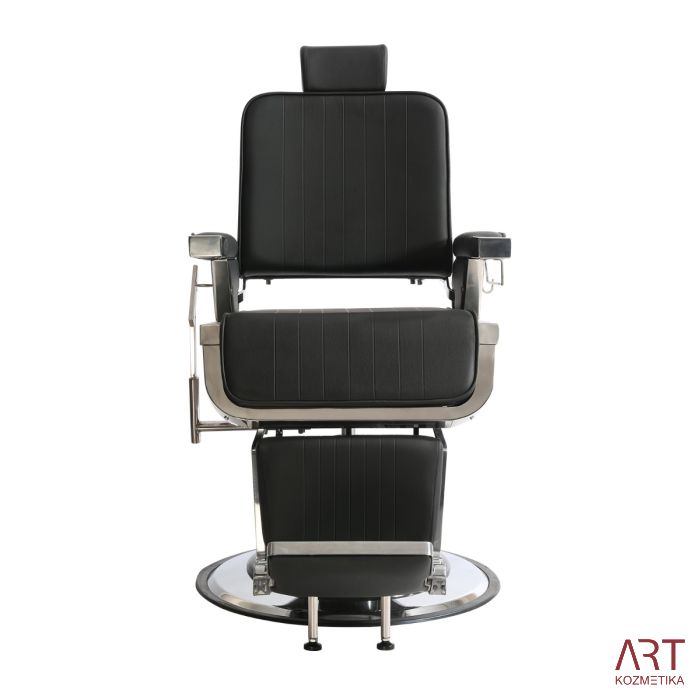 Brivski stol Dark (črno oblazinjenje)