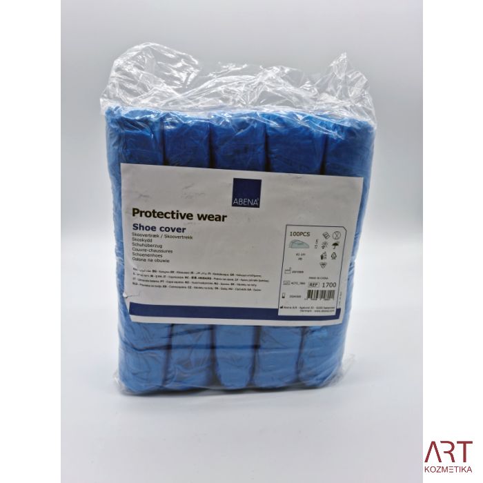 Zaščita za čevlje z gumico, modra 100/1