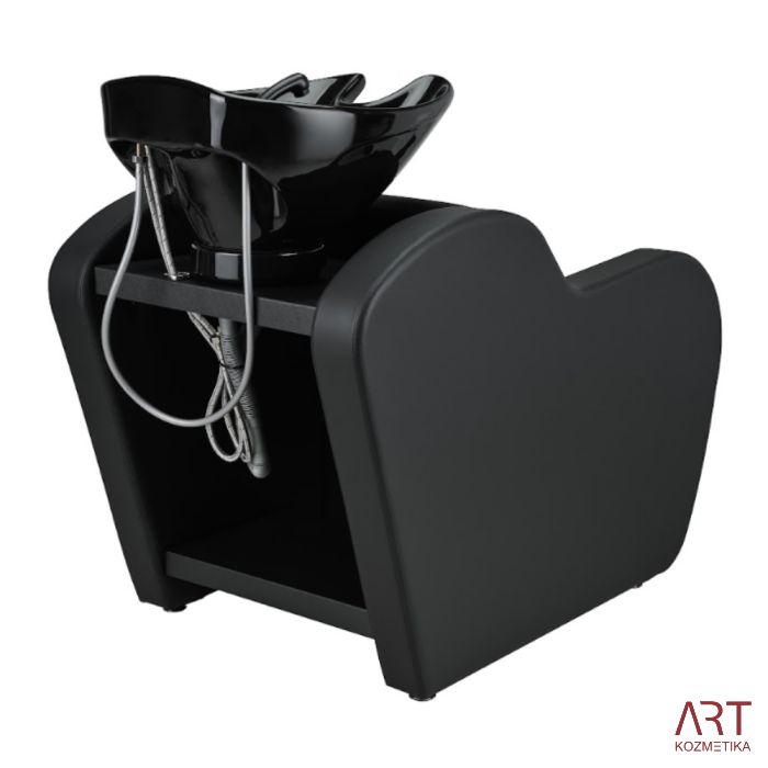 Frizerski umivalnik HOLLY XL - črn