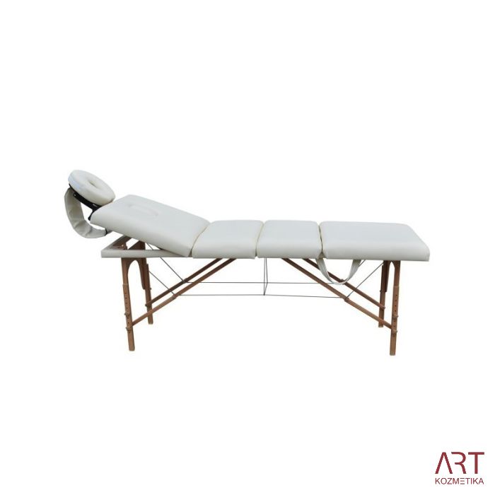 BELT 4-delna prenosna masažna miza - krem