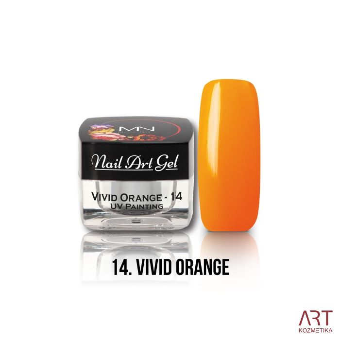 VT - Mystic Nails Nail Art gel 14 Vivid Orange 4g
