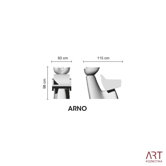 Frizerski umivalnik Arno | Ceriotti