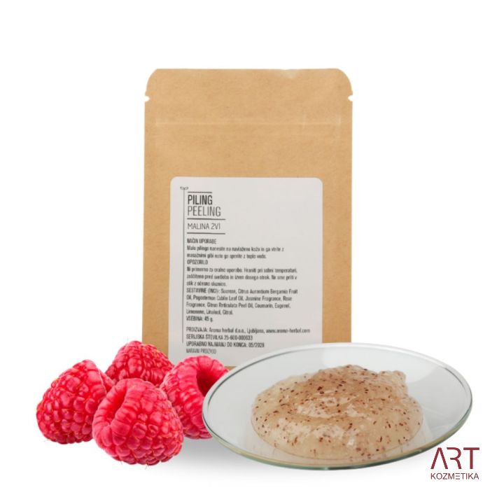 Piling za savno 2v1 - Malina  | Aroma Herbal 70g