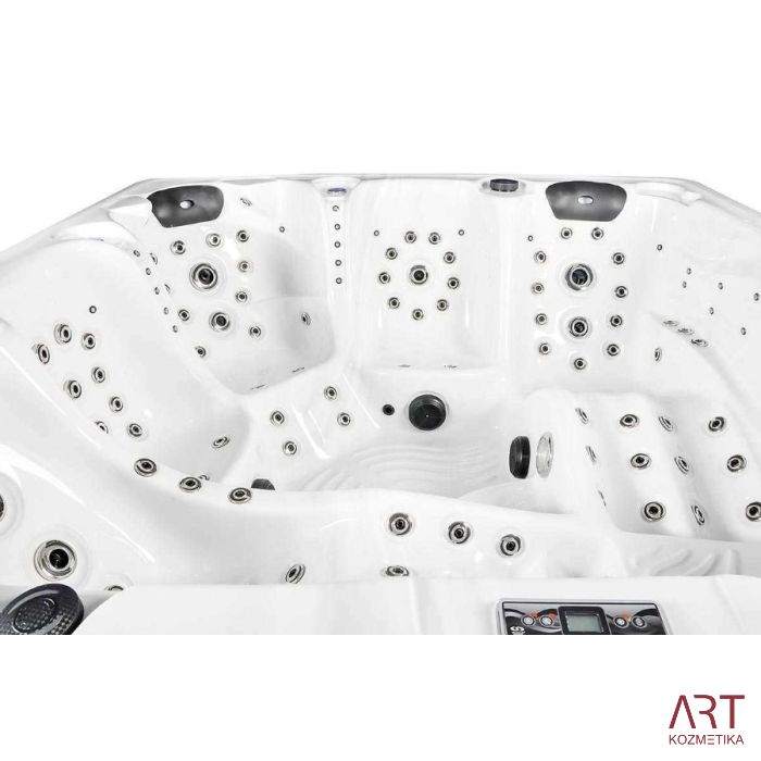 Zunanji SPA masažni bazen ART - Santorini