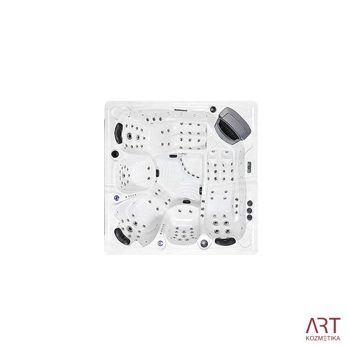 Zunanji SPA masažni bazen ART - Santorini