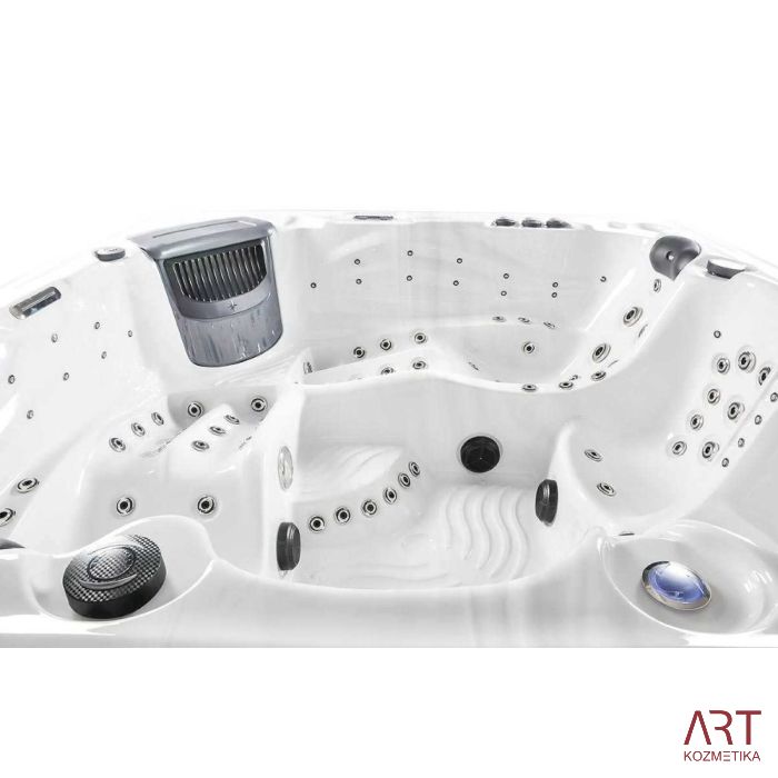 Zunanji SPA masažni bazen ART - Santorini