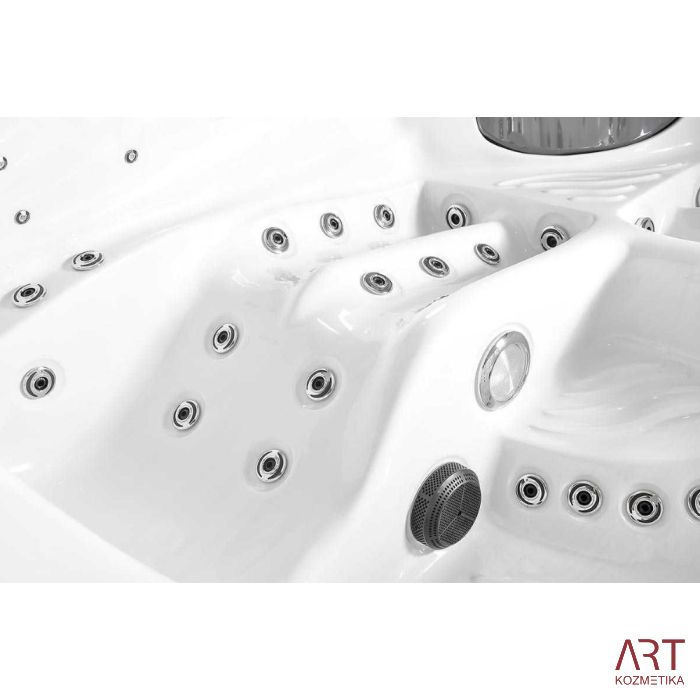 Zunanji SPA masažni bazen ART - Santorini