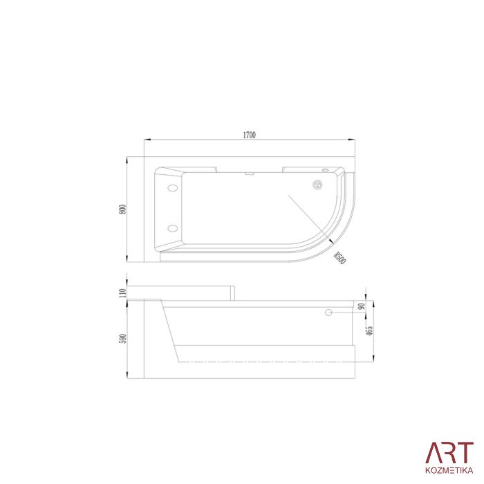 Masažna kad ART - Astrid
