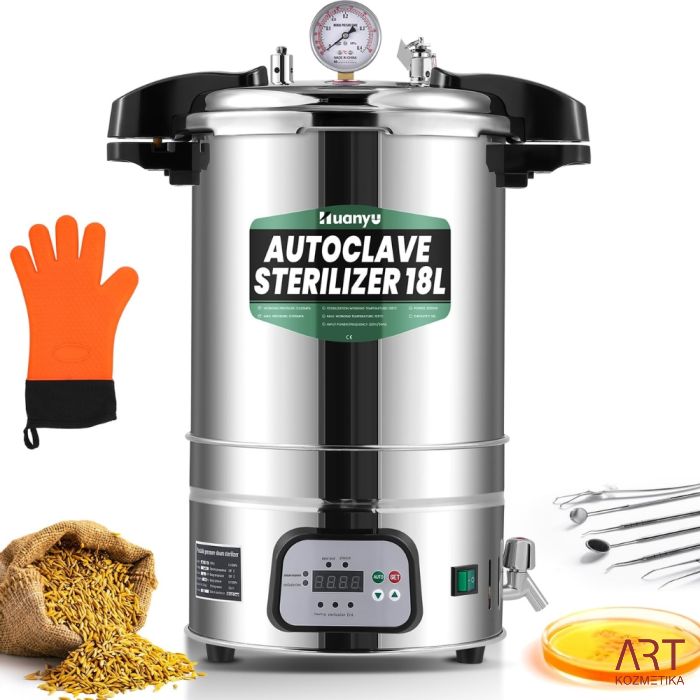 Avtoklav sterilizator 18L, avtomatski parni sterilizator