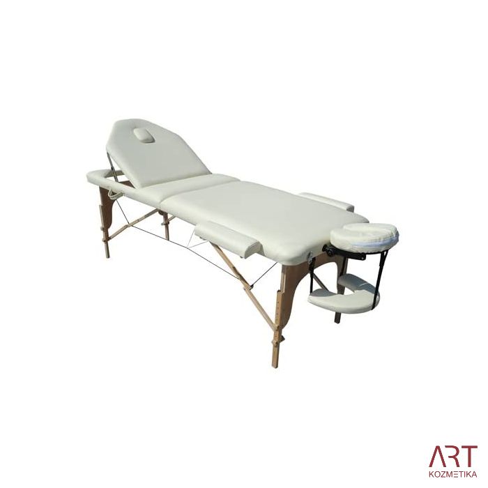 BELTnew 3-delna prenosna masažna miza - krem