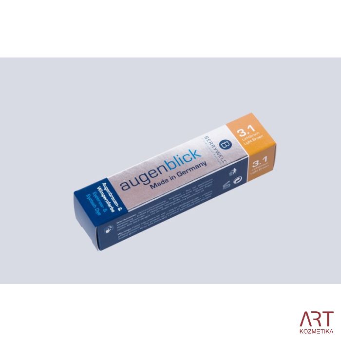 BERRYWELL® barva za trepalnice in obrvi 15ml - svetlo rjava | št. 3.1